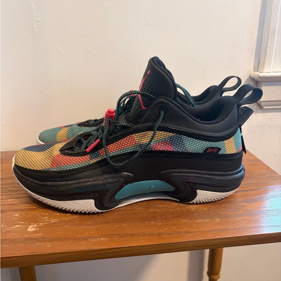 Nike Air Jordan 36 Low Black Multi Color Basketball Shoes Mens Size 13 - Picture 12 of 15